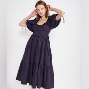 En Saison Brielle tiered Midi Dress